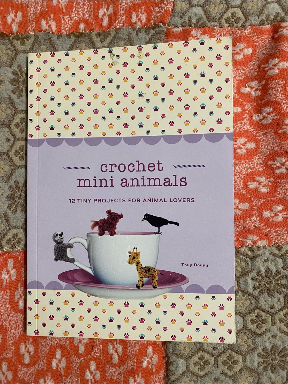 Crochet Mini Animals Craft Book - Lavender Cover
